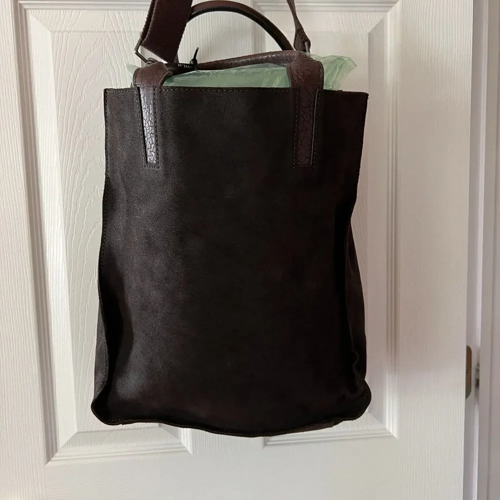 Gianni Chiarini Italian Leather Tote Crossbody Bag Women's Leather‎ Straps